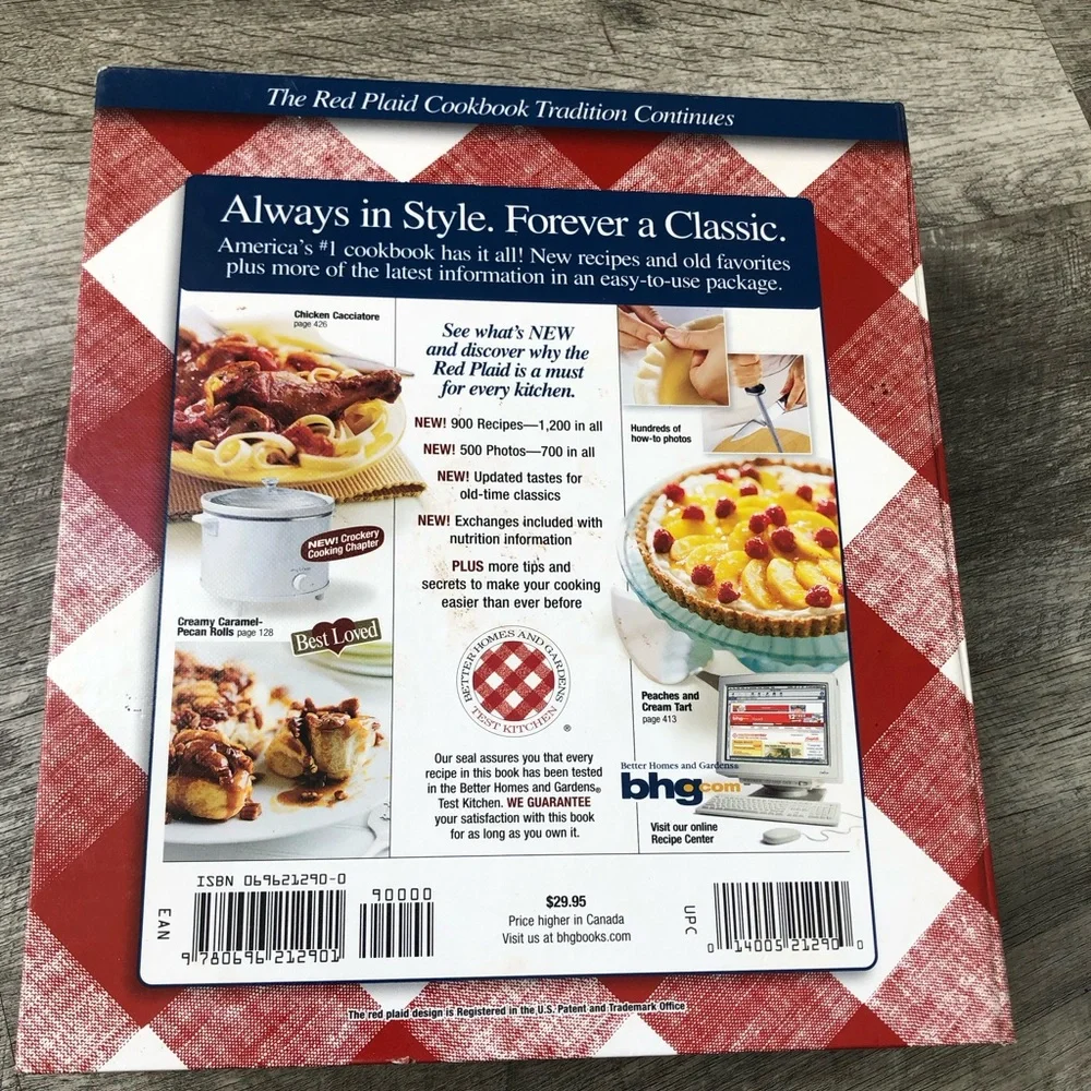 Better Homes and Gardens Red & White Checkered Cookbook 12th Edition - Picture 7 of 7